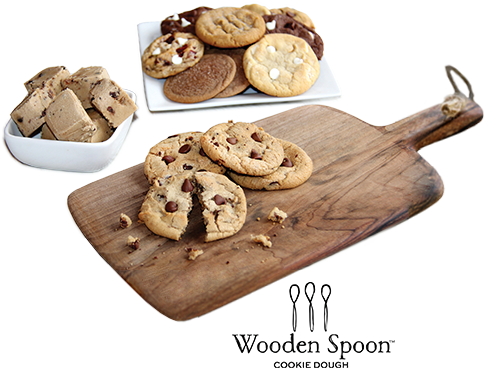 Wooden Cookie Dough Scoop